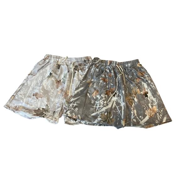 Women’s Casual Camo Trendy Comfort Shorts Size Small Draw String Sweat Shorts - Picture 1 of 6